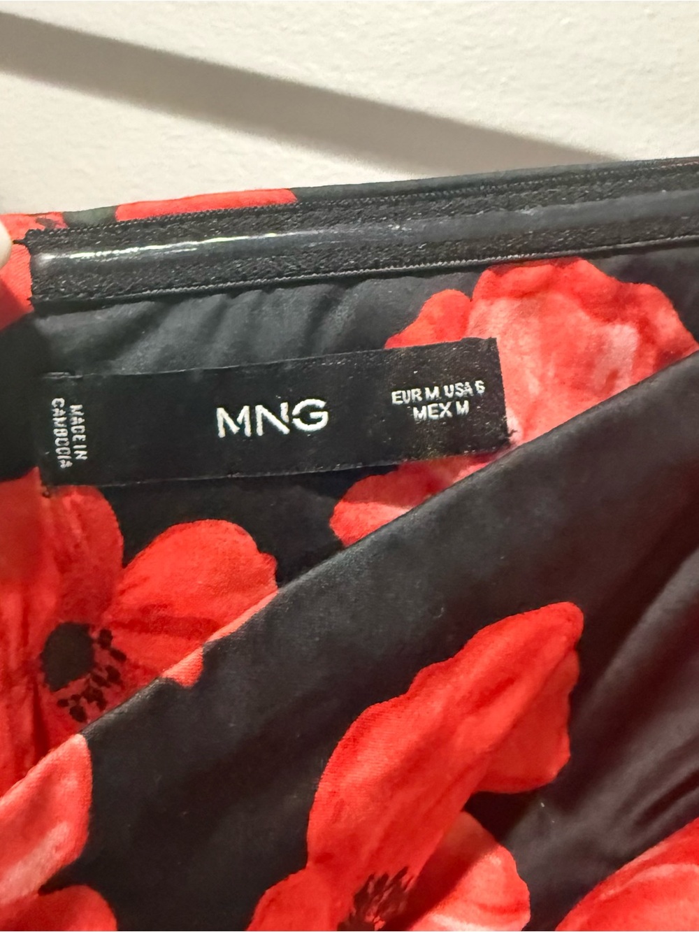 Mango Floral Strapless Mini Dress - Picture 3 of 3